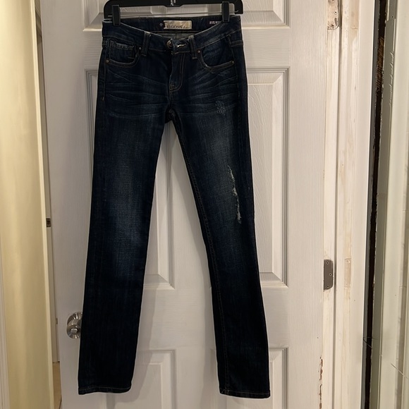 ViGoss Dark Blue Denim Jeans - Picture 6 of 13